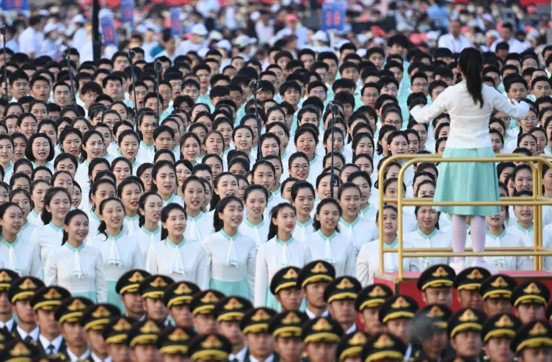 庆祝中国共产党成立100周年大会现场高清大图