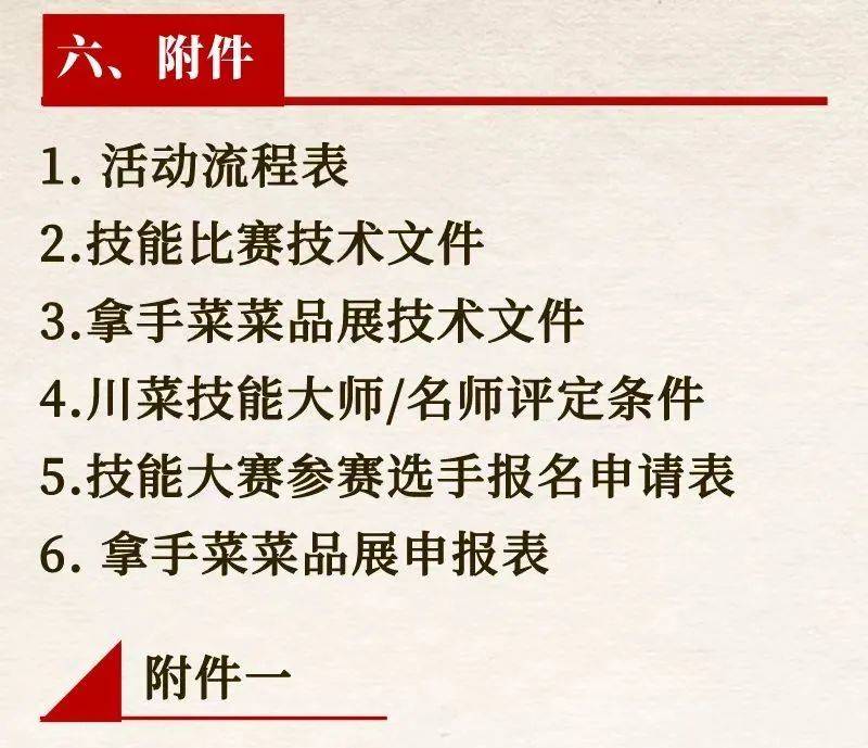 “2022川菜美食文化节”暨“川菜名厨工匠技能大赛”活动通知(图6)