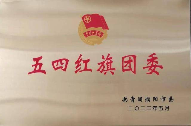 濮阳职业技术学院附属中学团委荣获市“五四红旗团委”称号(图1)