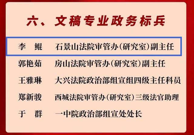 石景山**李鲲、马玥荣获北京**第一届司法政务技能比赛标兵称号(图3)