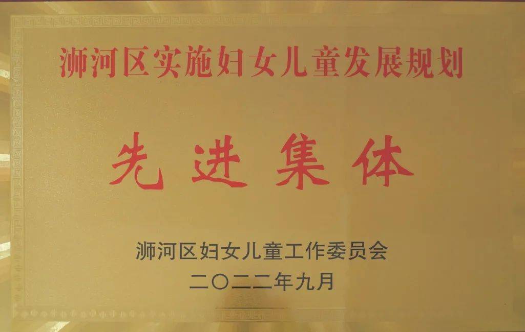 【喜报】浉河区法院获“浉河区实施妇女儿童发展规划先进集体”荣誉称号(图2)