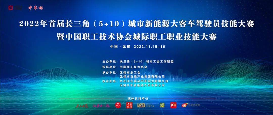 逐梦新时代 奋进新征程丨首届长三角（5+10）城市新能源大客车驾驶员技能大赛暨中国职工技术协会城际职工职业技能大赛在锡成功举办(图1)