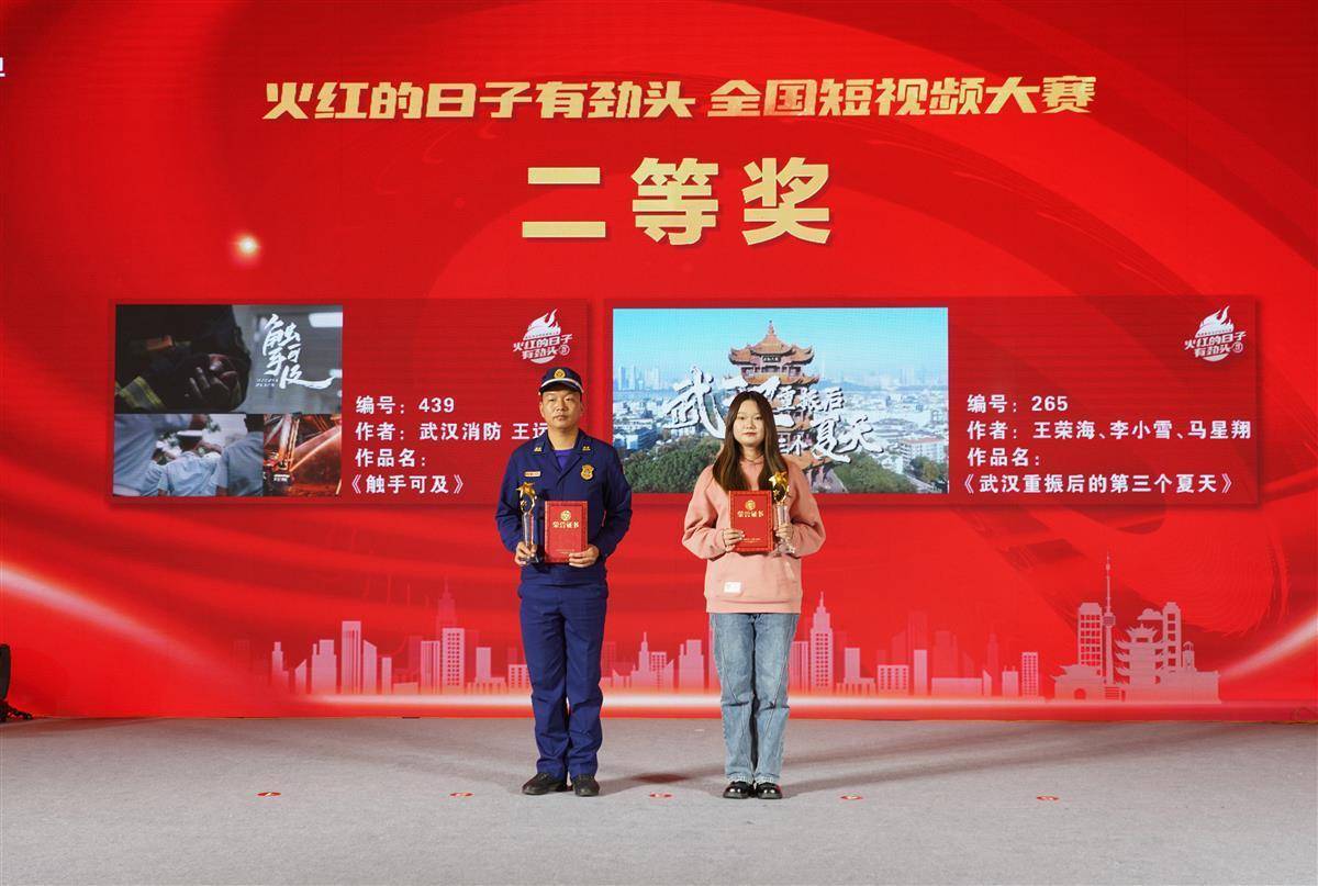 19部作品获奖！“火红的日子有劲头”全国短视频大赛颁奖典礼在汉举行(图3)