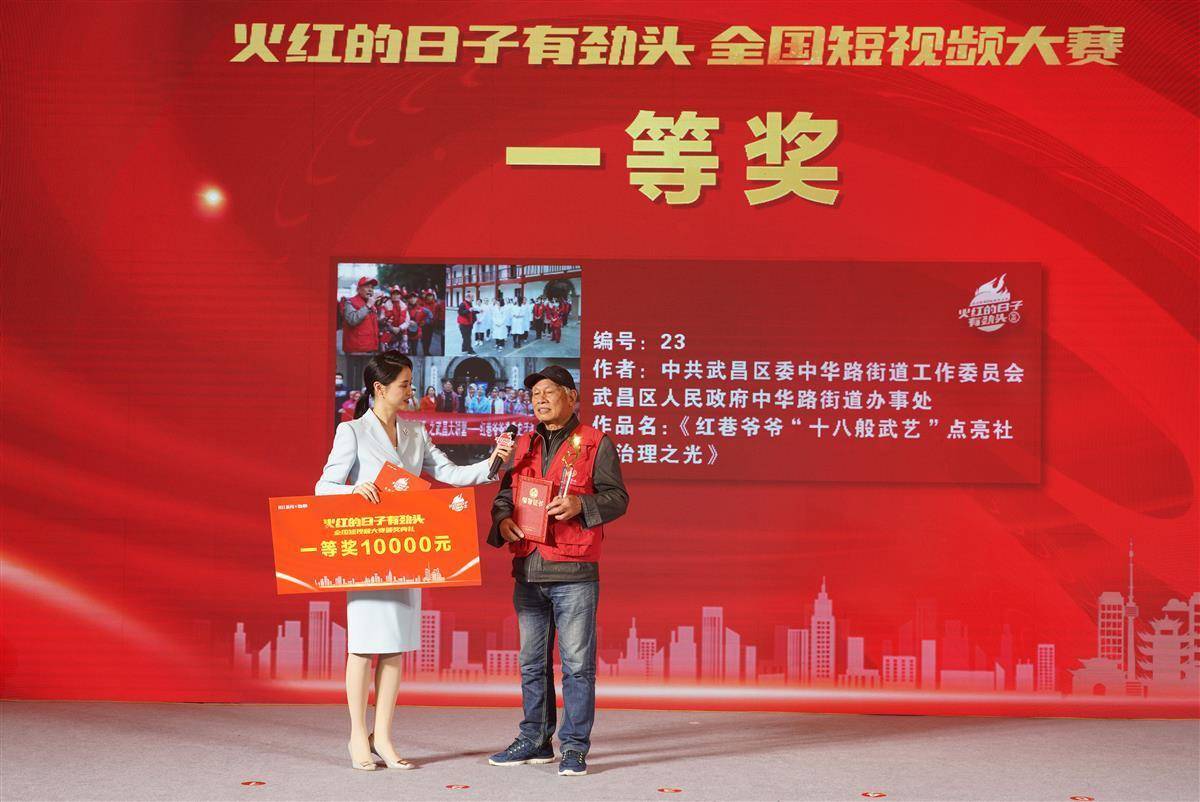 19部作品获奖！“火红的日子有劲头”全国短视频大赛颁奖典礼在汉举行(图5)