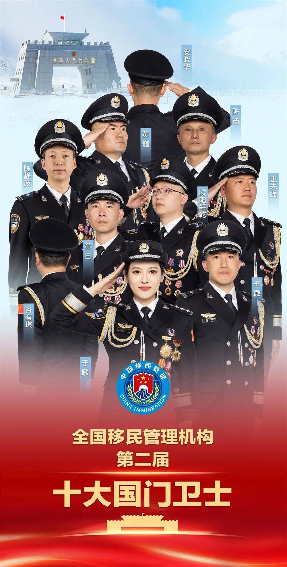 喜报！西藏一人荣获十大国门卫士称号！记一等功(图1)