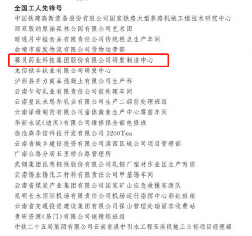 赛灵药业研发制造中心荣膺“2023年全国工人先锋号”荣誉称号(图3)