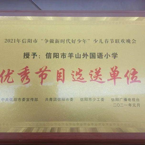 羊山外国语小学体艺教师团队荣获“信阳青年五四奖章集体”称号(图4)