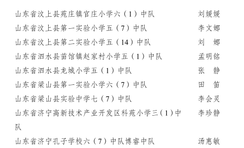 济宁38个少先队中队喜获“全国红领巾中队”称号(图5)