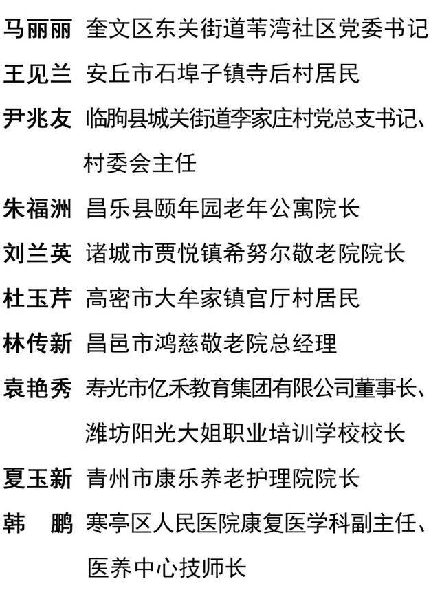 10人荣获第十一届“潍坊市十大孝星”荣誉称号(图6)