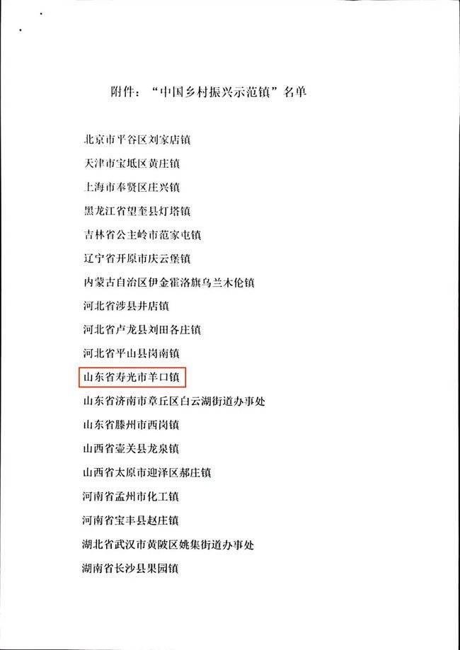 寿光市羊口镇荣获“中国乡村振兴示范镇”国家级荣誉称号(图4)