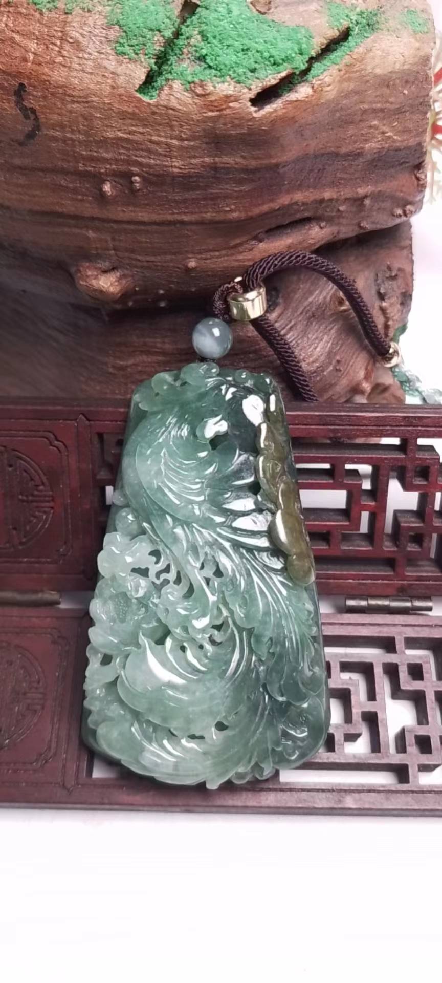 凤戏牡丹604001