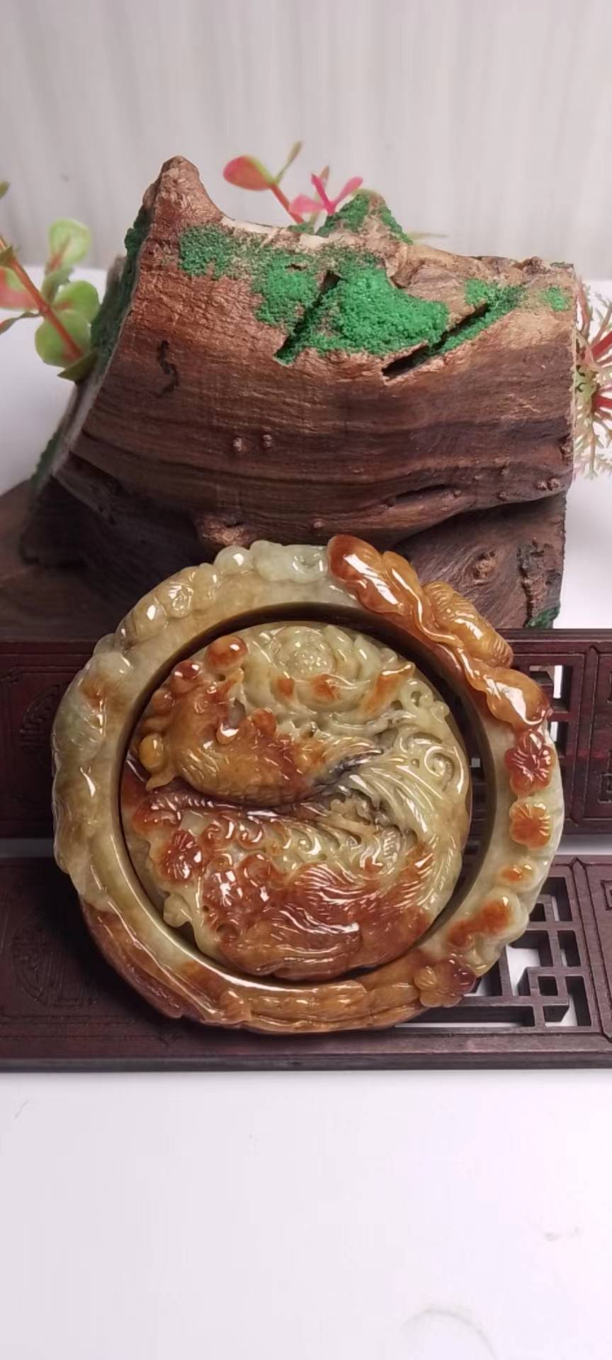凤戏牡丹