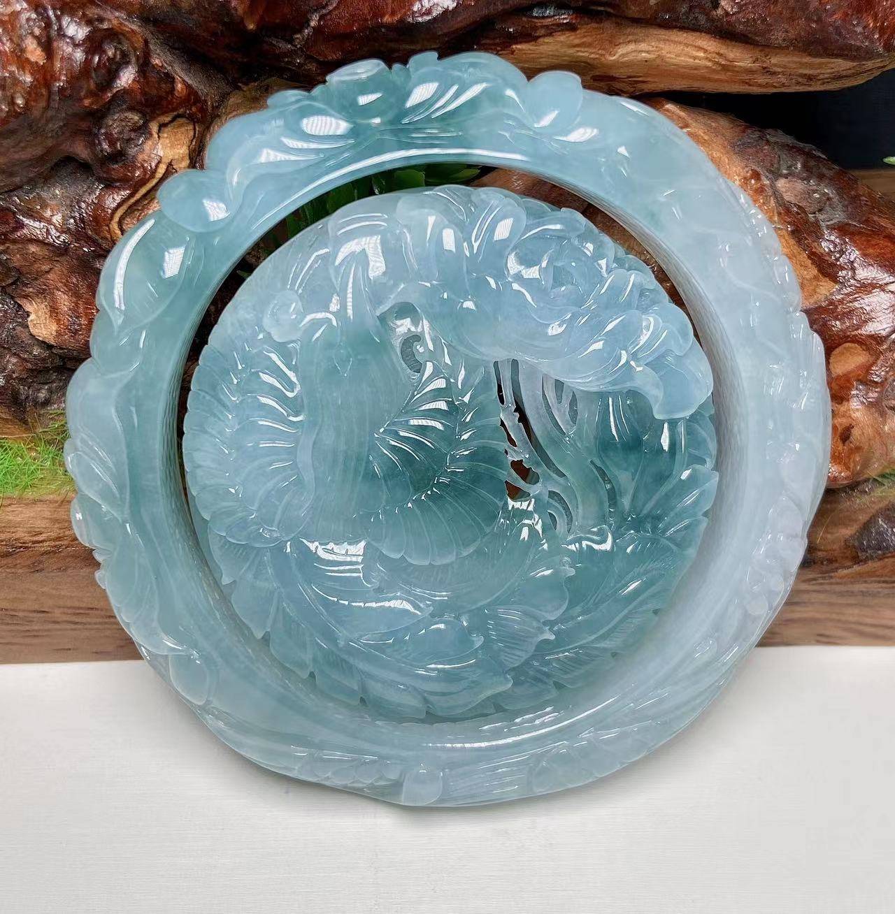 凤穿牡丹