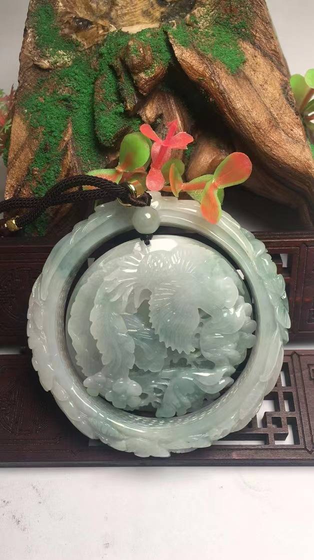 凤戏牡丹