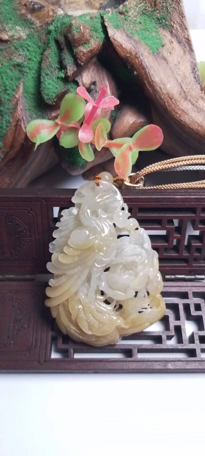 凤戏牡丹