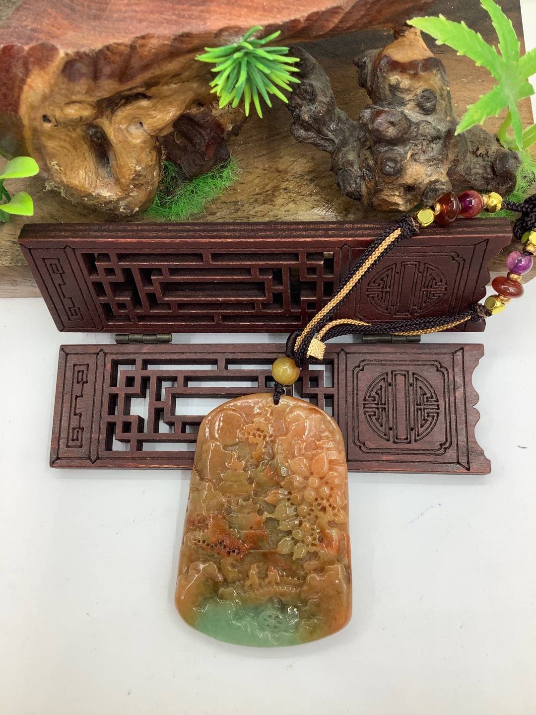 秋山红树