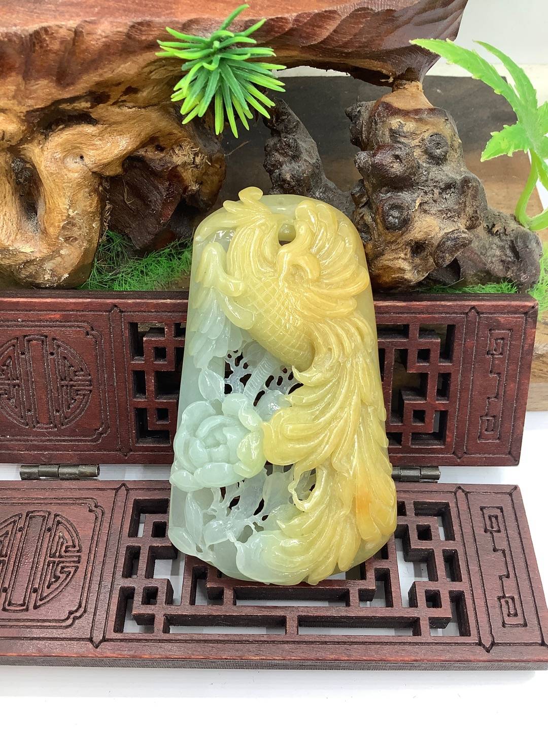 凤戏牡丹