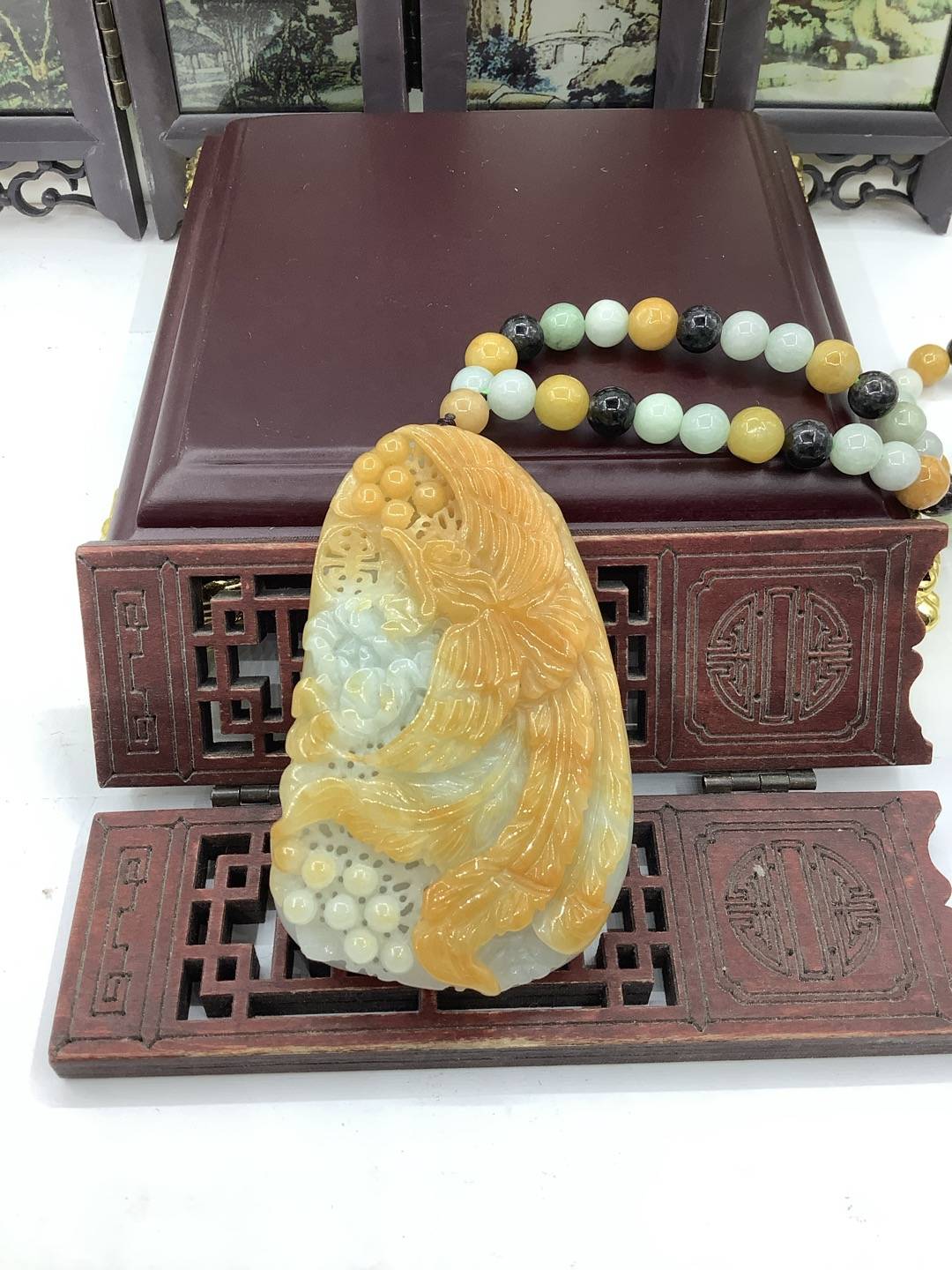 凤戏牡丹