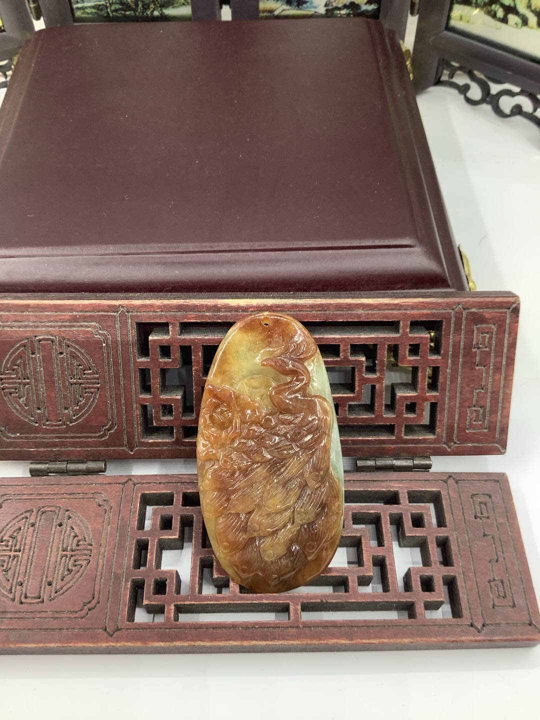 凤戏牡丹