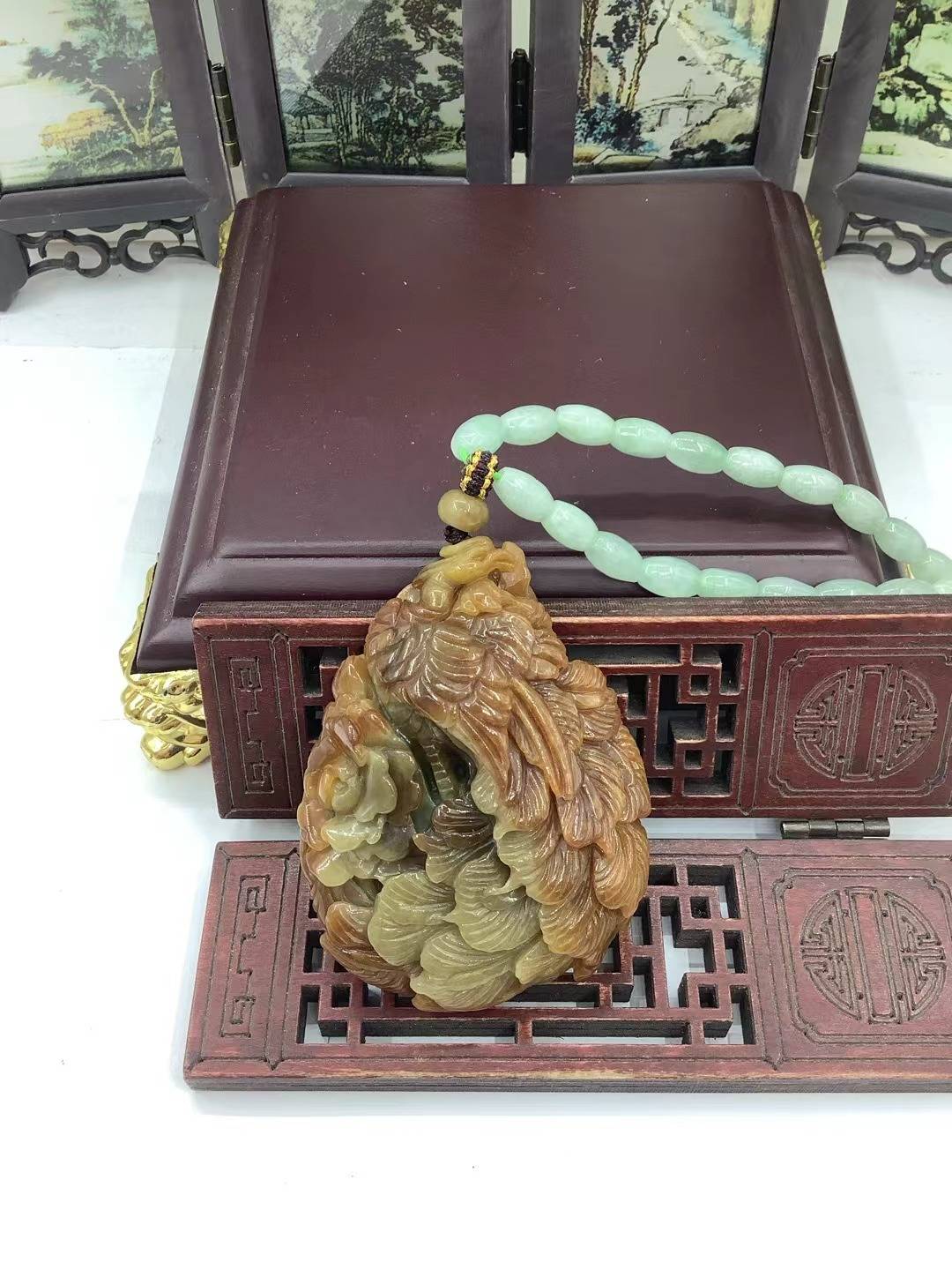 凤戏牡丹