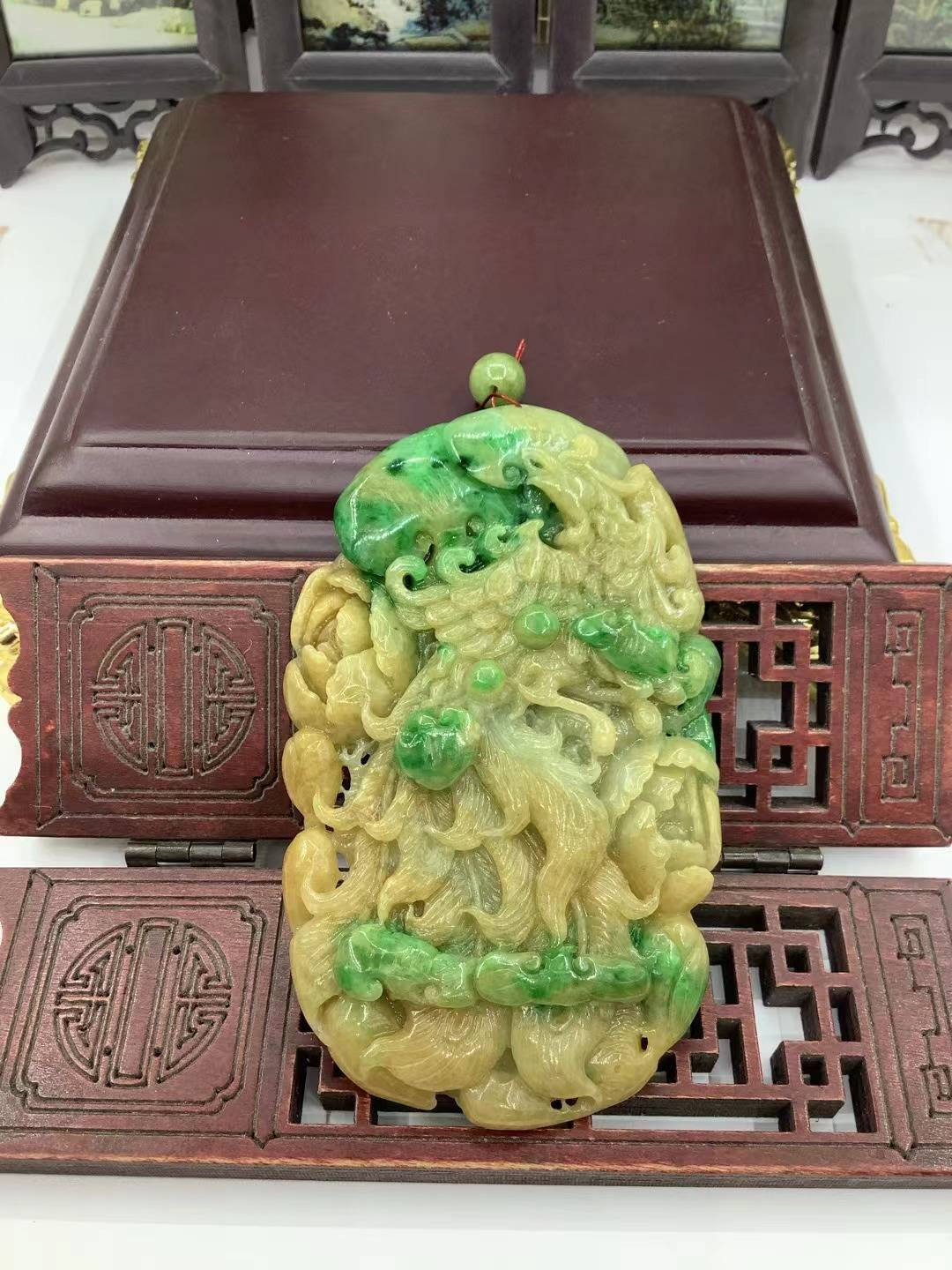 凤戏牡丹