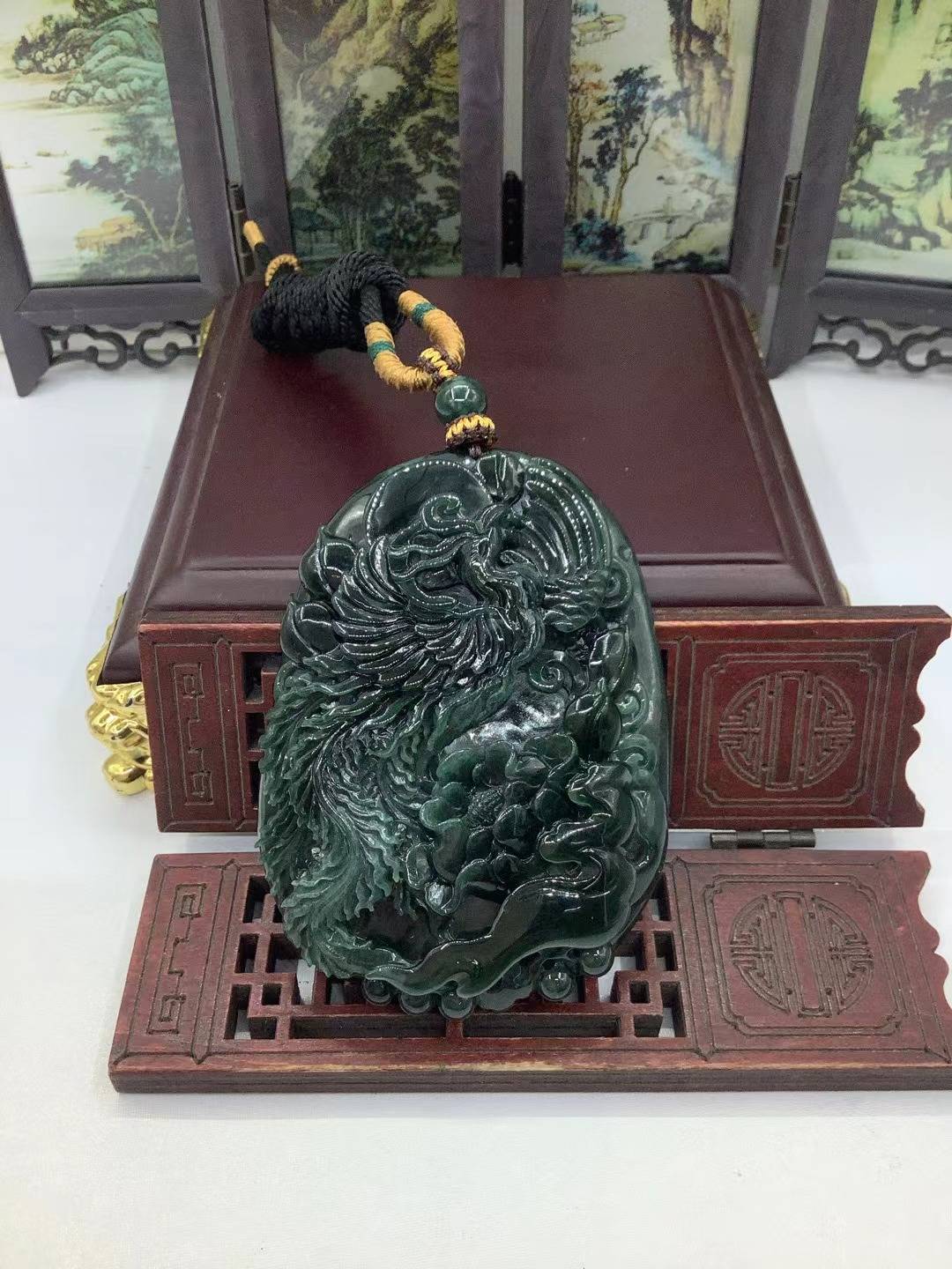 凤戏牡丹