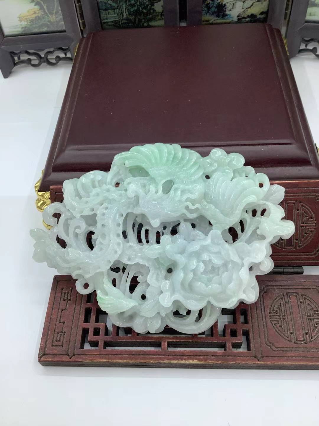 凤戏牡丹
