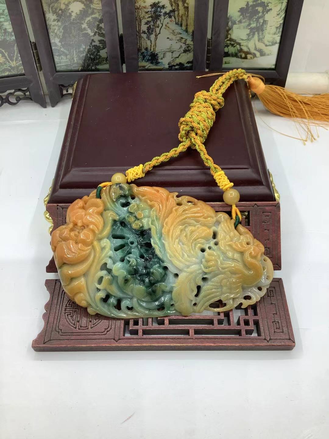 凤戏牡丹