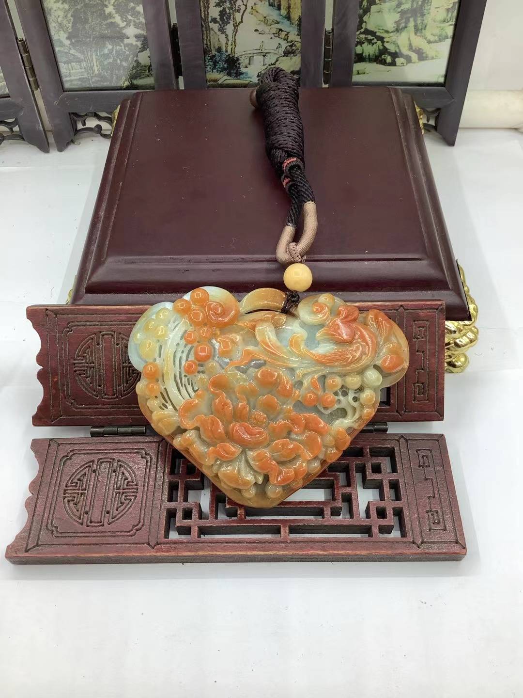 凤戏牡丹