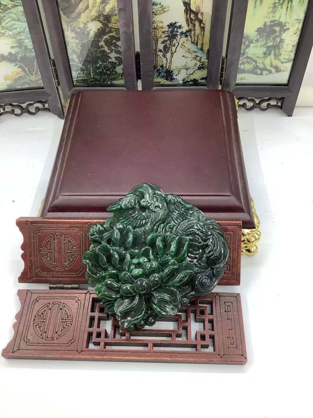 凤戏牡丹