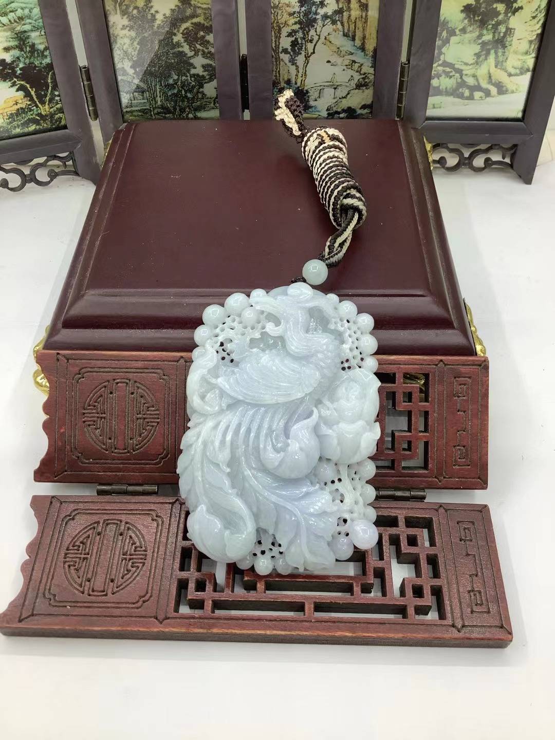 凤戏牡丹