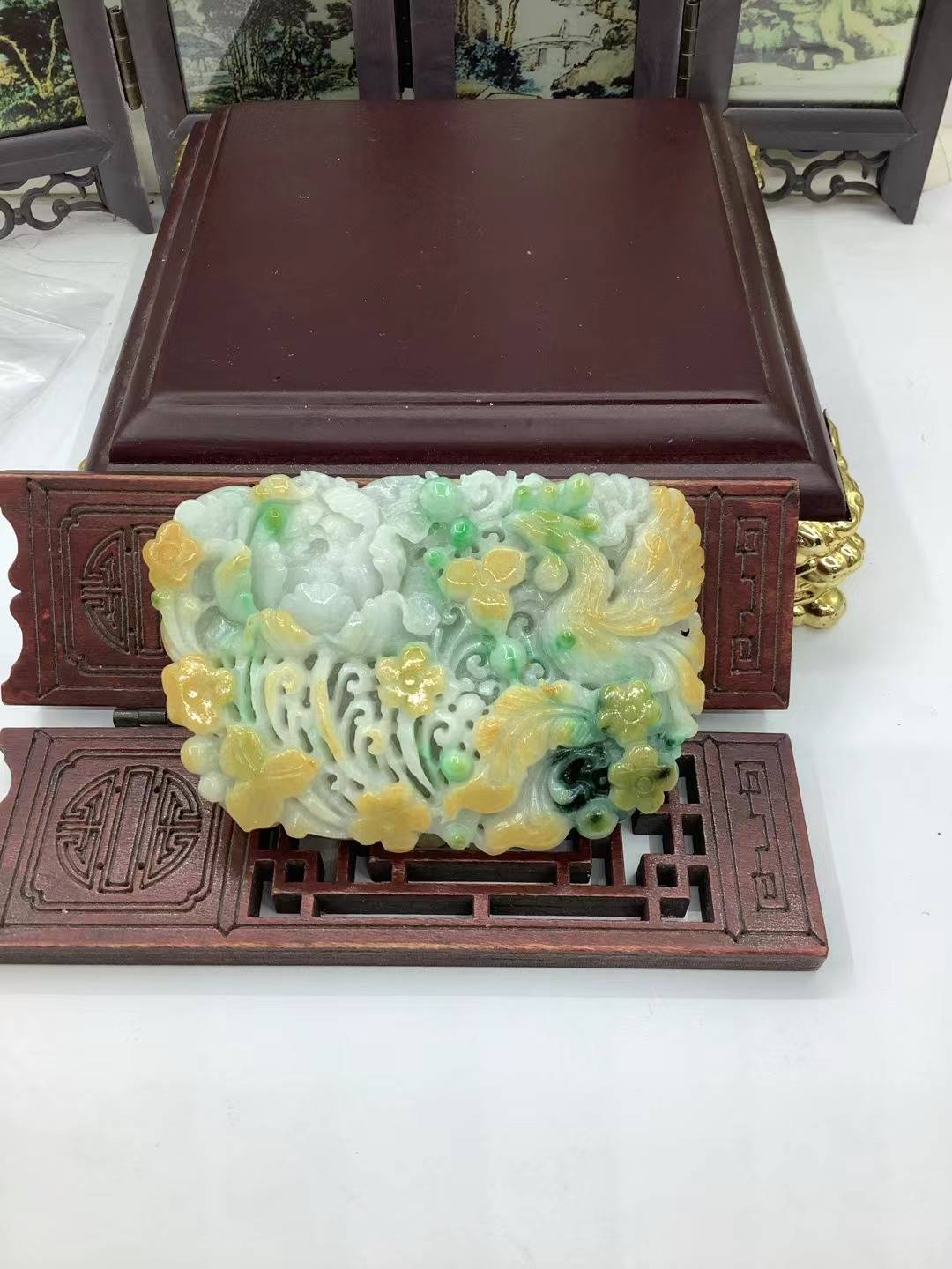 凤戏牡丹