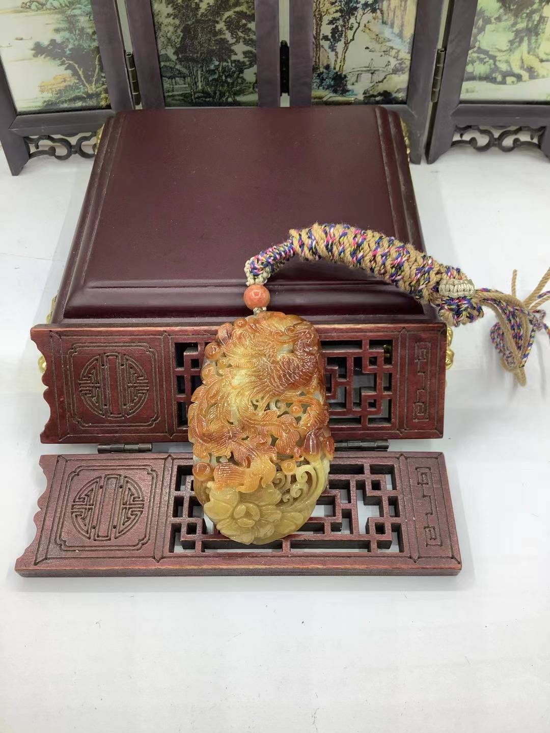 凤戏牡丹