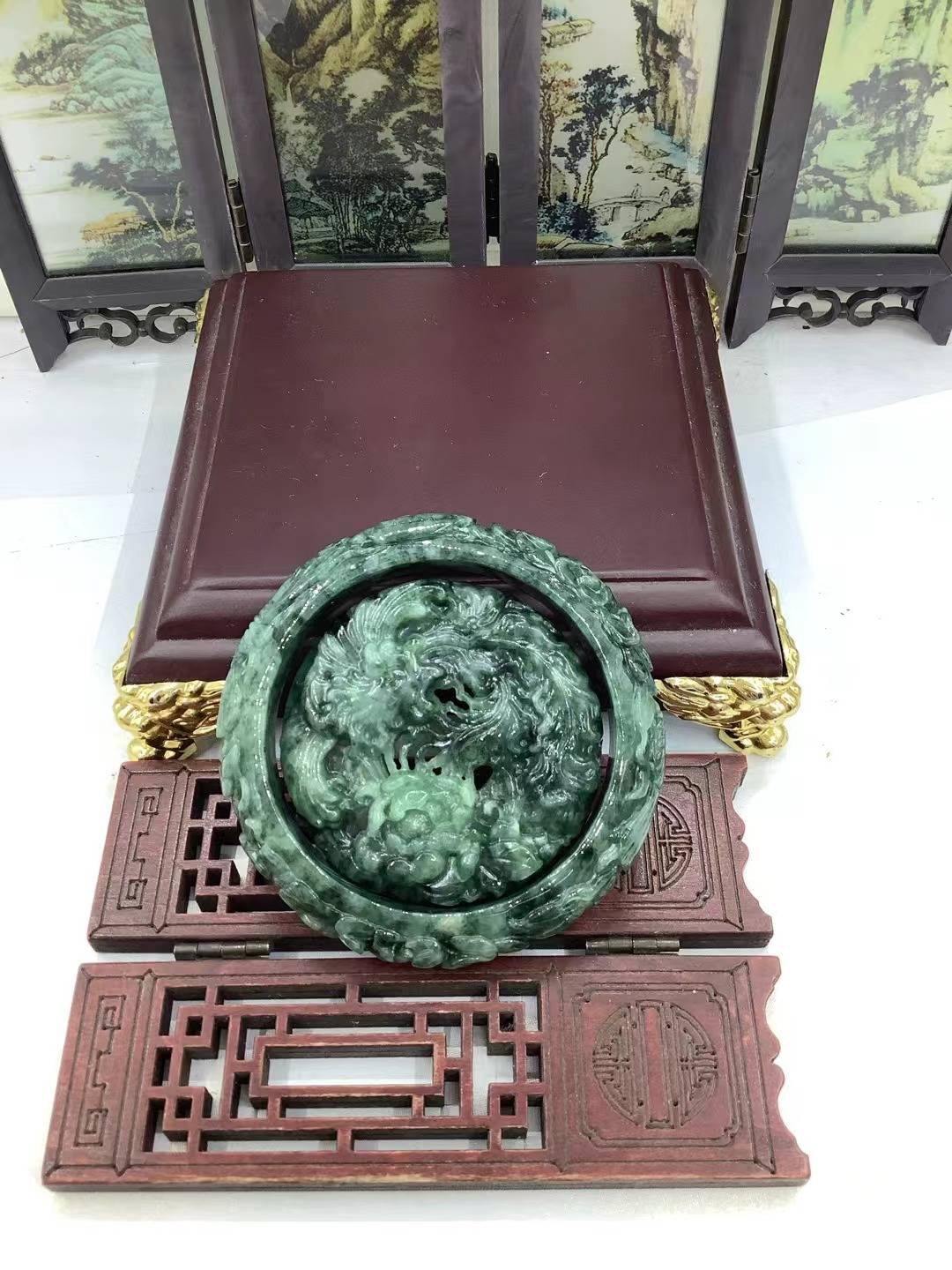 凤戏牡丹